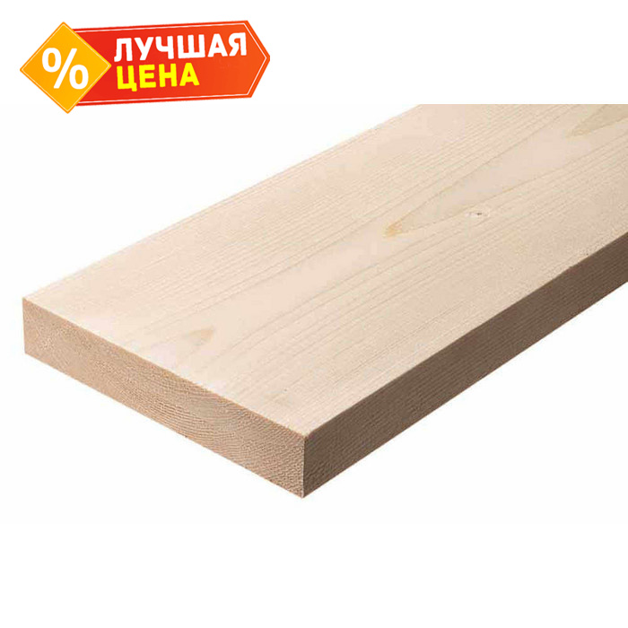 Доска сухая строганная 25х150х6000 сорт AB